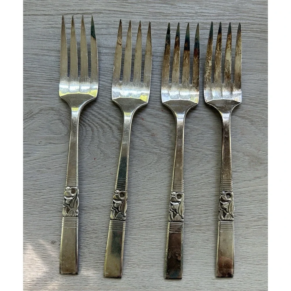 Oneida Morning Star Set 17 Pcs. Forks Community Vtg Silverplate Flatware Spoons